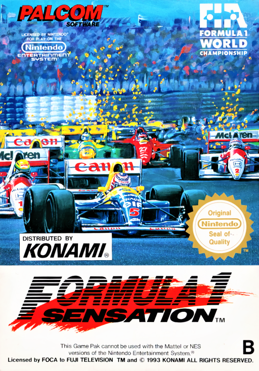 Formula 1 Sensation (Europe) box art